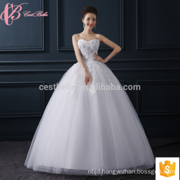 2017 fashionable slim fit off-shoulder princess wedding dress bridal gown